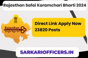 Read more about the article Rajasthan Safai Karamchari Bharti 2024