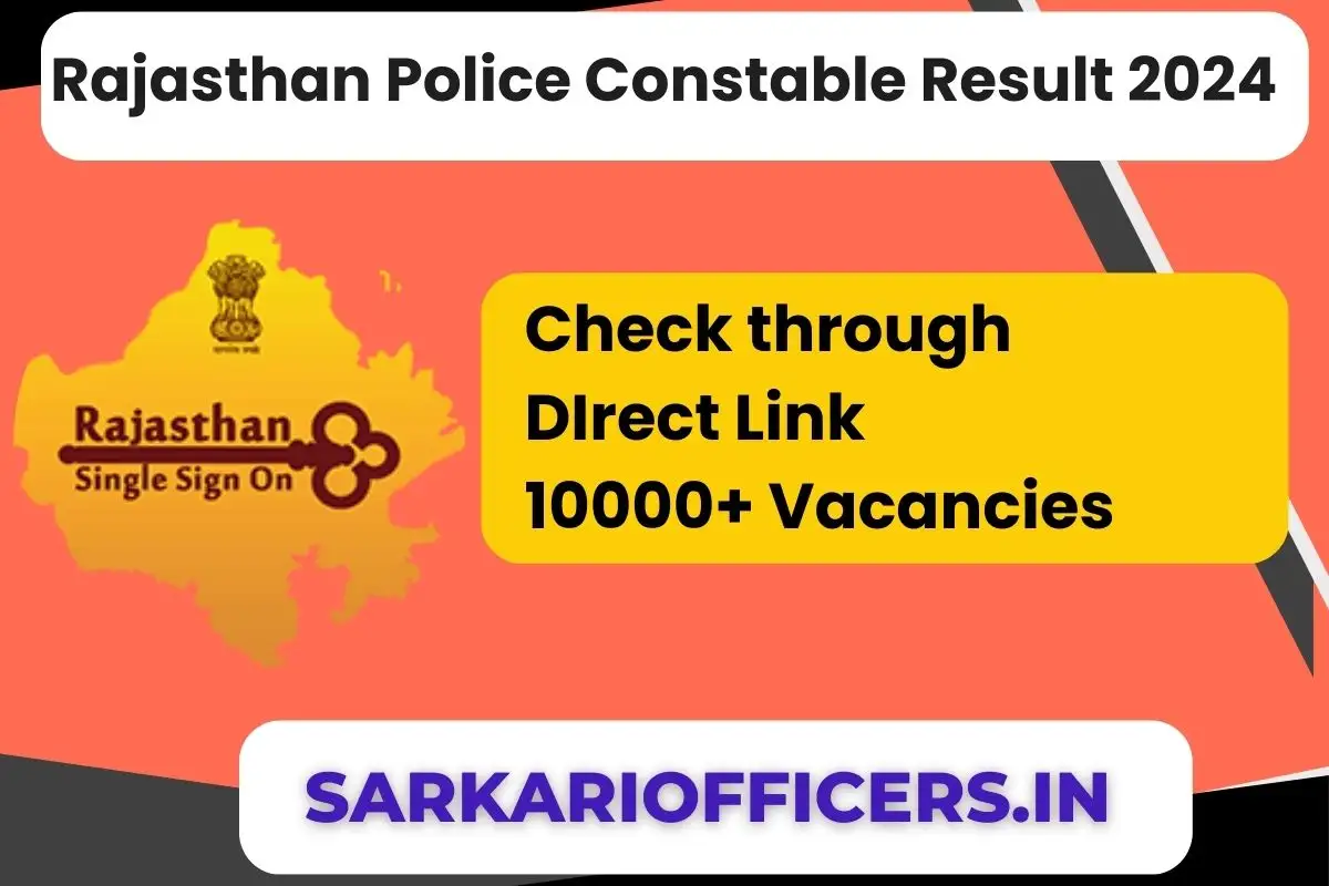Rajasthan Police Constable Result 2024